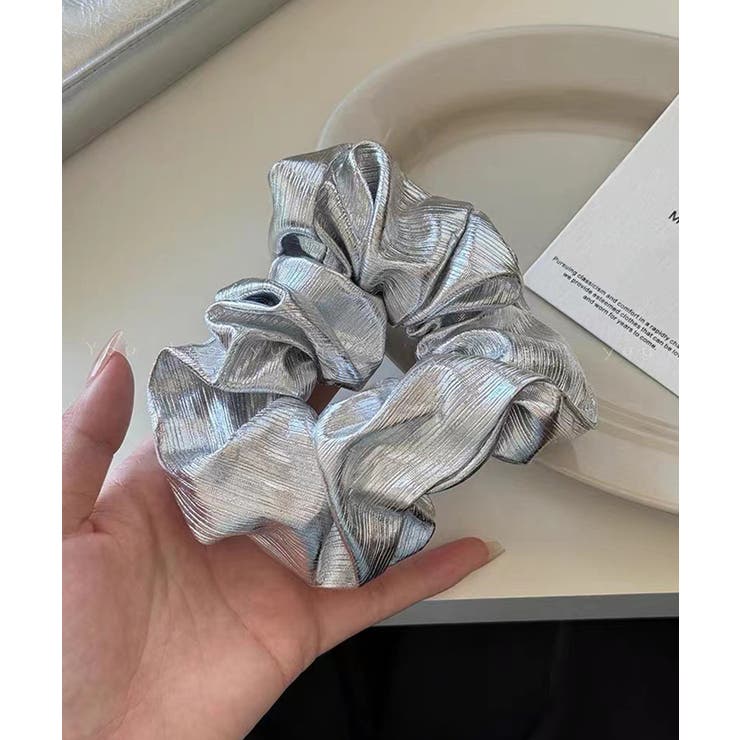 シュシュ ヘアゴム 光沢感 韓国風髪飾り | SUNSHINE CLOSET | 詳細画像8 