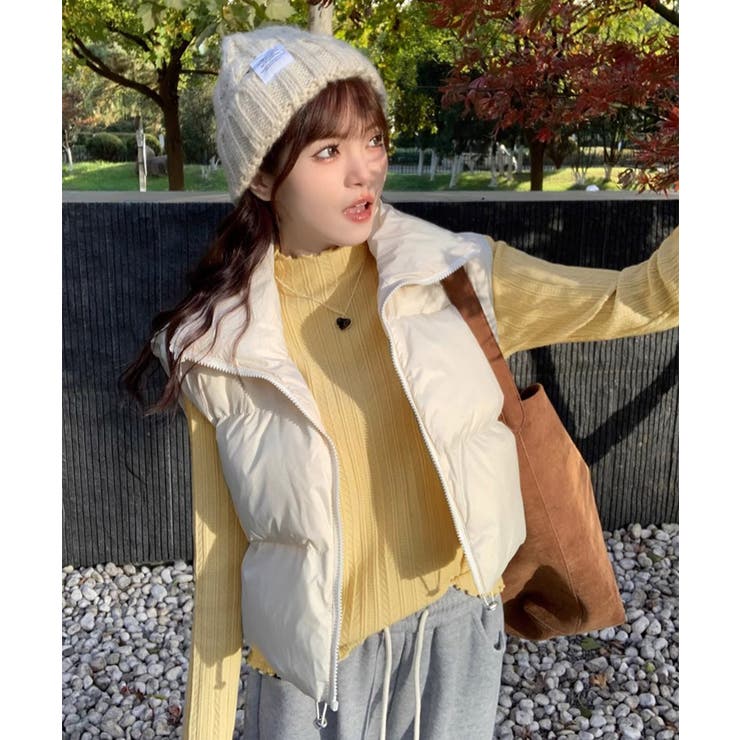 ニットソー 長袖 プチハイネック 韓国風 | SUNSHINE CLOSET | 詳細画像18 