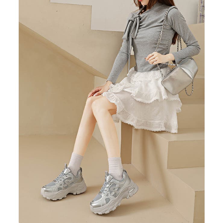 レディース ダッドスニーカー レースアップ | SUNSHINE CLOSET | 詳細画像14 