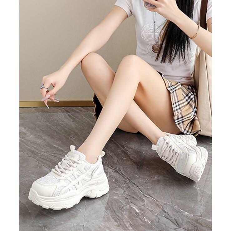 ダッドシューズ ボリュームソール 美脚 | SUNSHINE CLOSET | 詳細画像14 