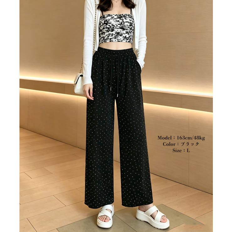 レディース ストレートパンツ ハイウエスト | SUNSHINE CLOSET | 詳細画像7 