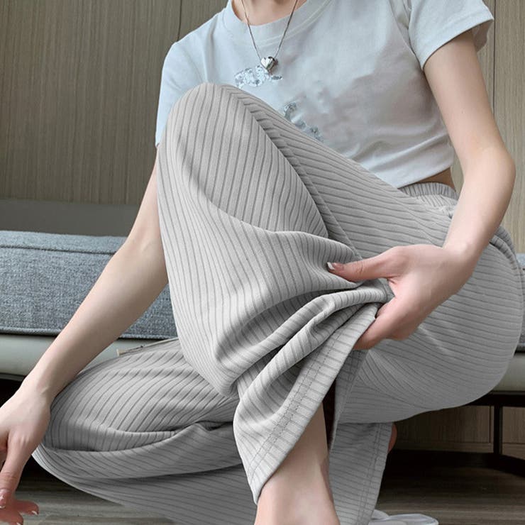 セミワイドパンツ ハイウエスト 着やせ | SUNSHINE CLOSET | 詳細画像10 