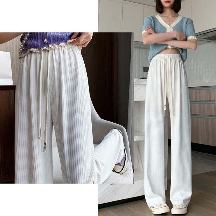 セミワイドパンツ ハイウエスト 着やせ | SUNSHINE CLOSET | 詳細画像7 