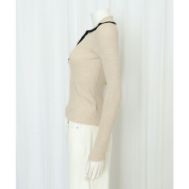 ニットトップス ファスナー付き 無地 | SUNSHINE CLOSET | 詳細画像22 