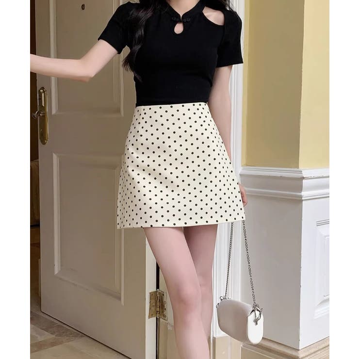 Aラインスカート 台形スカート ハイウエスト | SUNSHINE CLOSET | 詳細画像13 