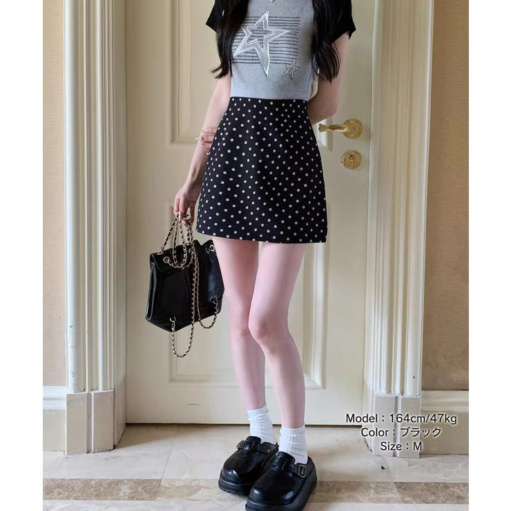Aラインスカート 台形スカート ハイウエスト | SUNSHINE CLOSET | 詳細画像8 
