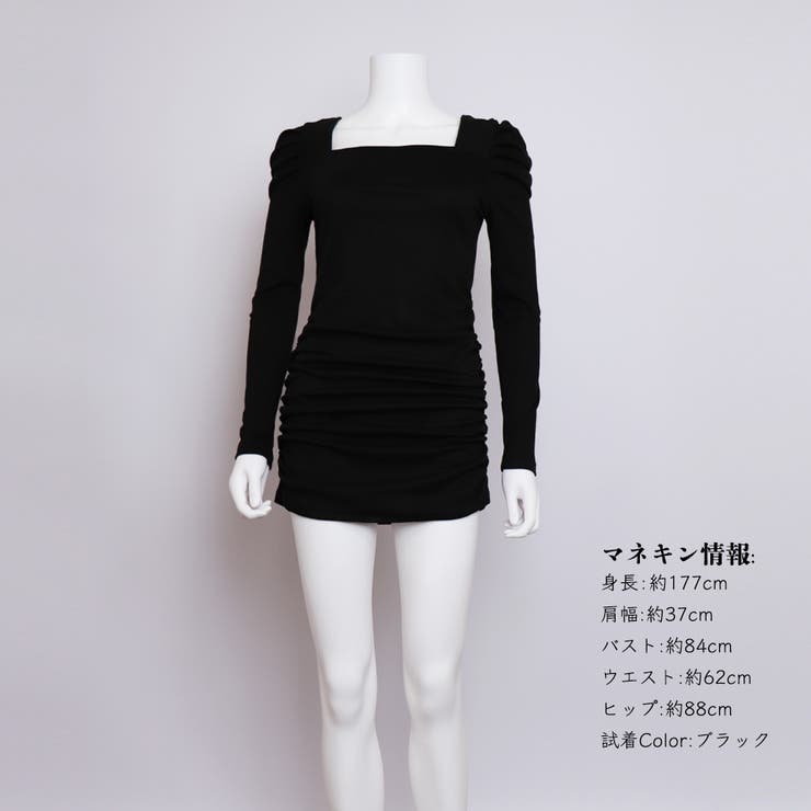 ワンピース レディース パフスリーブ長袖 | SUNSHINE CLOSET | 詳細画像12 