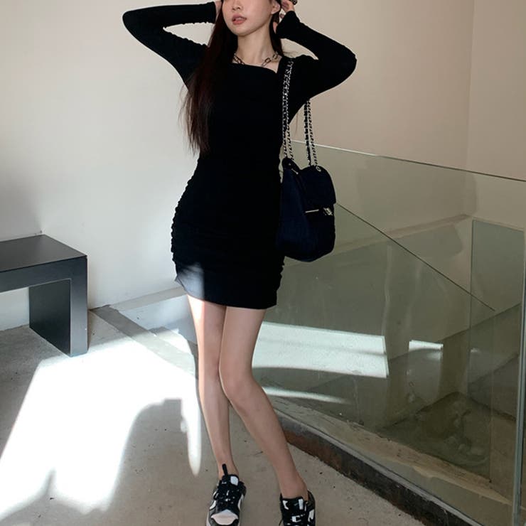 ワンピース レディース パフスリーブ長袖 | SUNSHINE CLOSET | 詳細画像9 