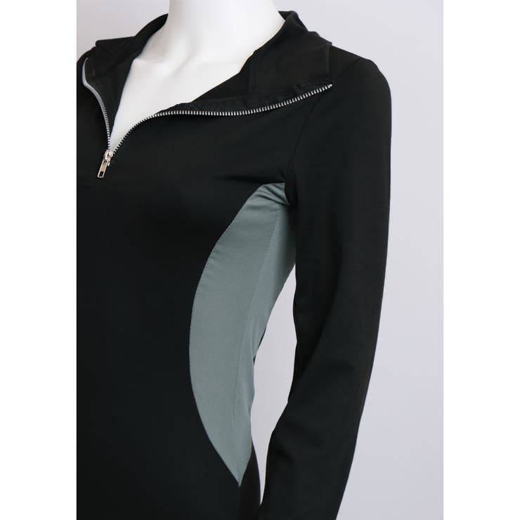 ワンピース ハーフジップ レディース長袖 | SUNSHINE CLOSET | 詳細画像3 