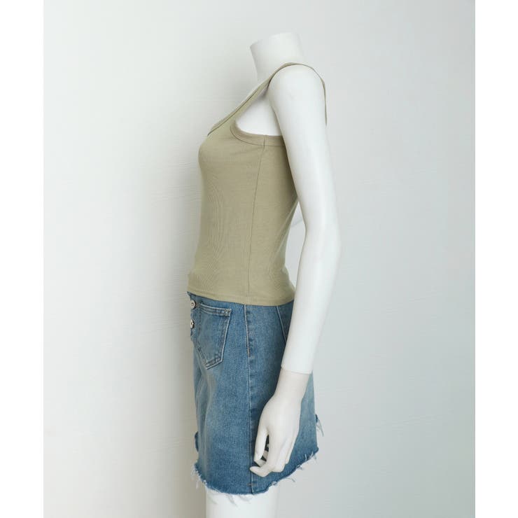 タンクトップ レディース 無地 Uネック | SUNSHINE CLOSET | 詳細画像20 