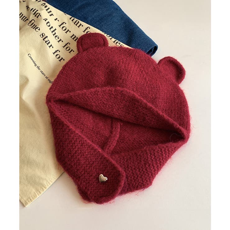 くま耳ニット帽 レディース 韓国風 | SUNSHINE CLOSET | 詳細画像14 