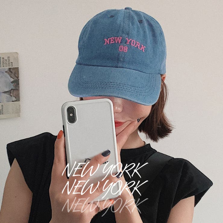 キャップ 英字ロゴ刺しゅう デニム帽子 | SUNSHINE CLOSET | 詳細画像6 