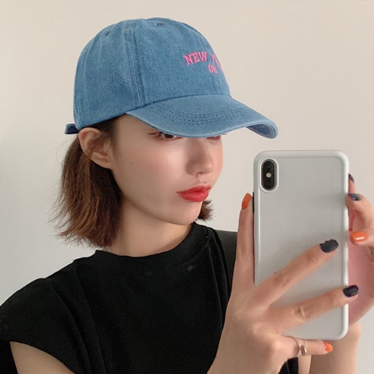 キャップ 英字ロゴ刺しゅう デニム帽子 | SUNSHINE CLOSET | 詳細画像9 