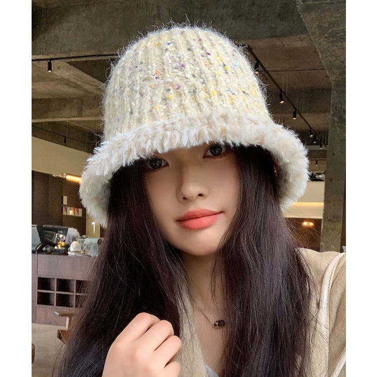 ニット バケットハット 暖かい帽子 秋冬 | SUNSHINE CLOSET | 詳細画像2 