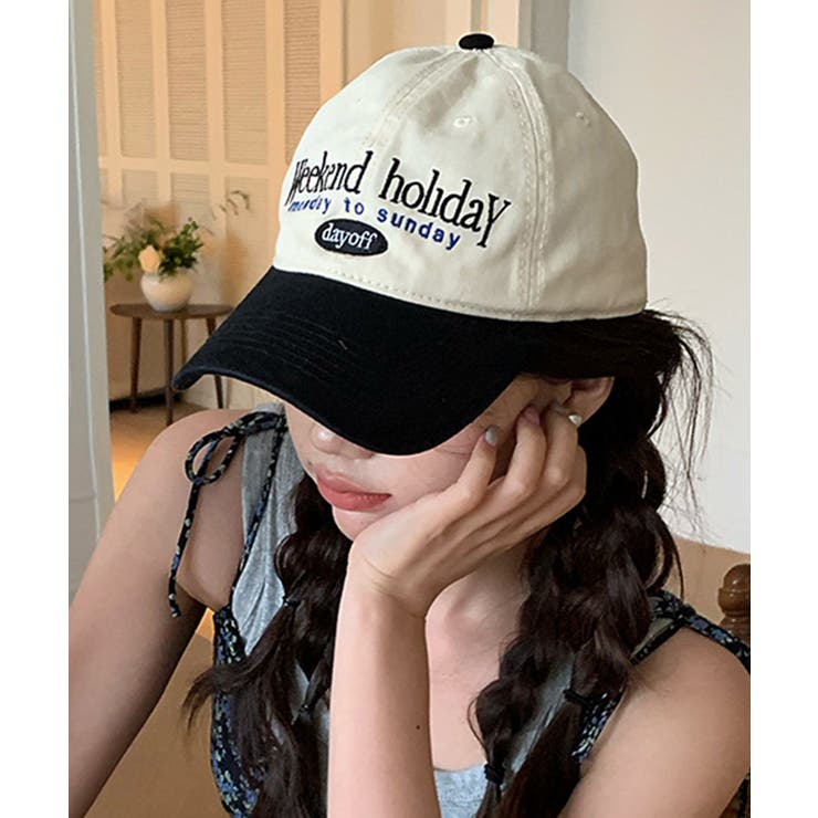 キャップ 刺しゅう レディース 英字ロゴ | SUNSHINE CLOSET | 詳細画像1