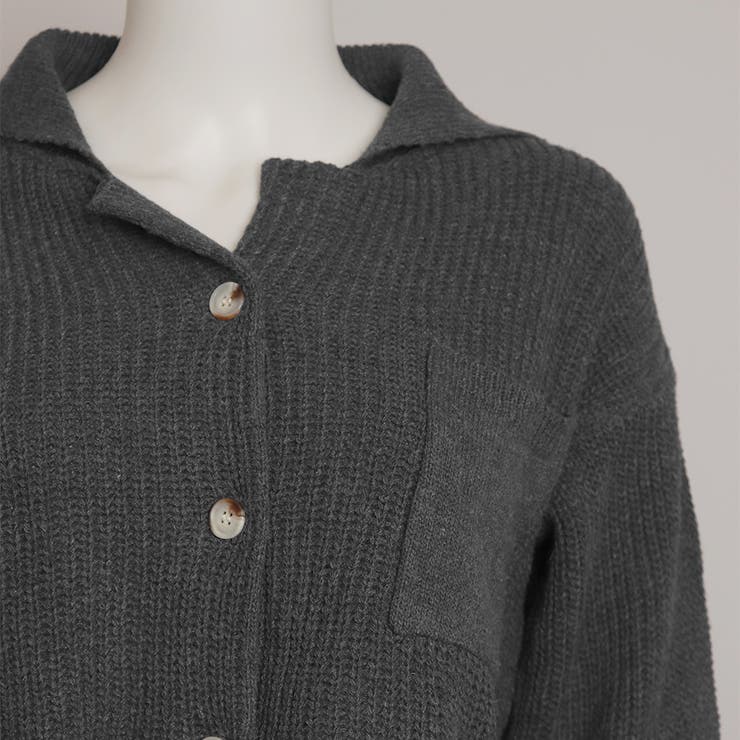 ショート丈ニット カーディガン トップス | SUNSHINE CLOSET | 詳細画像3 