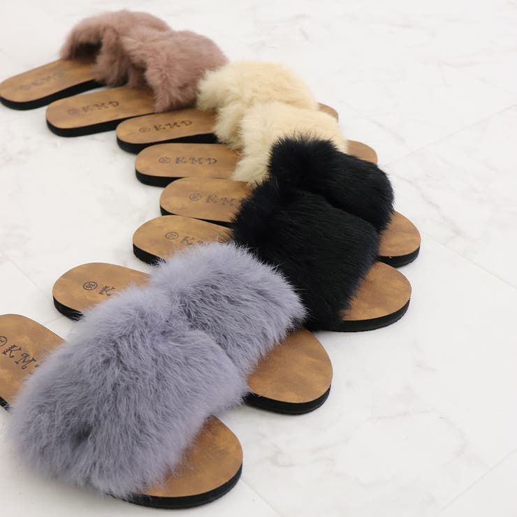 ファーサンダル レディース もこもこ | SUNSHINE CLOSET | 詳細画像8 