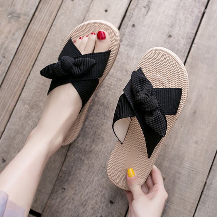 ブラック | サンダル レディース ミュール | SUNSHINE CLOSET