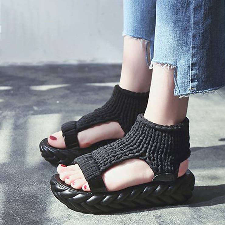 サンダル レディース 厚底 メッシュ | SUNSHINE CLOSET | 詳細画像1 