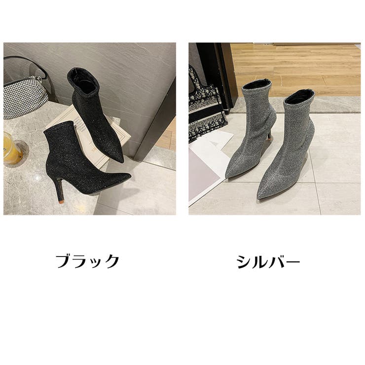 ショートブーツ レディース ソックスブーツ | SUNSHINE CLOSET | 詳細画像2 