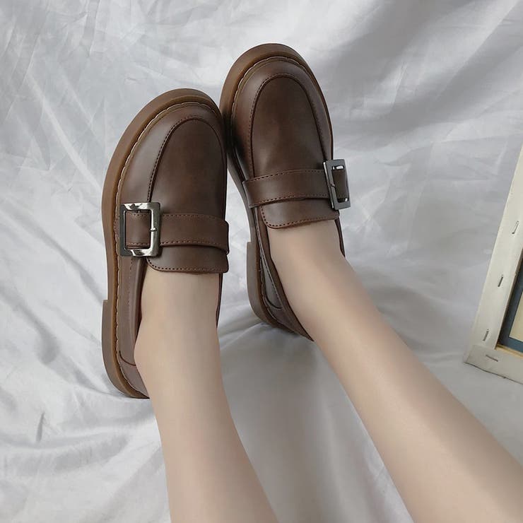 【極美品】◾️joya◾️コンフォートシューズ◾️RELAX◾️厚底◾️レザー◾️ブラック ローファー レディース 厚底 ベルクロ 歩きやすい 疲れにくい