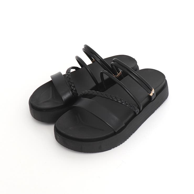 厚底サンダル レディース 編み 全2色 | SUNSHINE CLOSET | 詳細画像9 