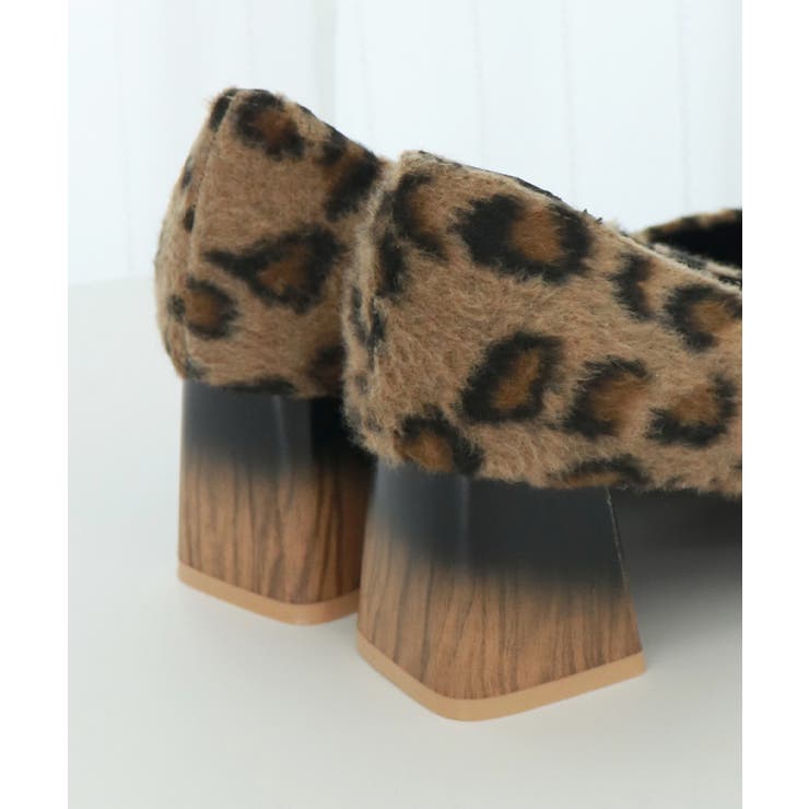 走れるパンプス レオパード柄 太ヒール | SUNSHINE CLOSET | 詳細画像18 