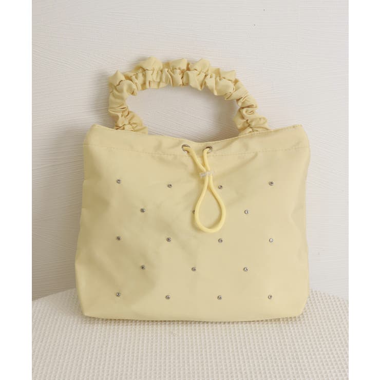 トートバッグ ラインストーン ナイロン | SUNSHINE CLOSET | 詳細画像10 