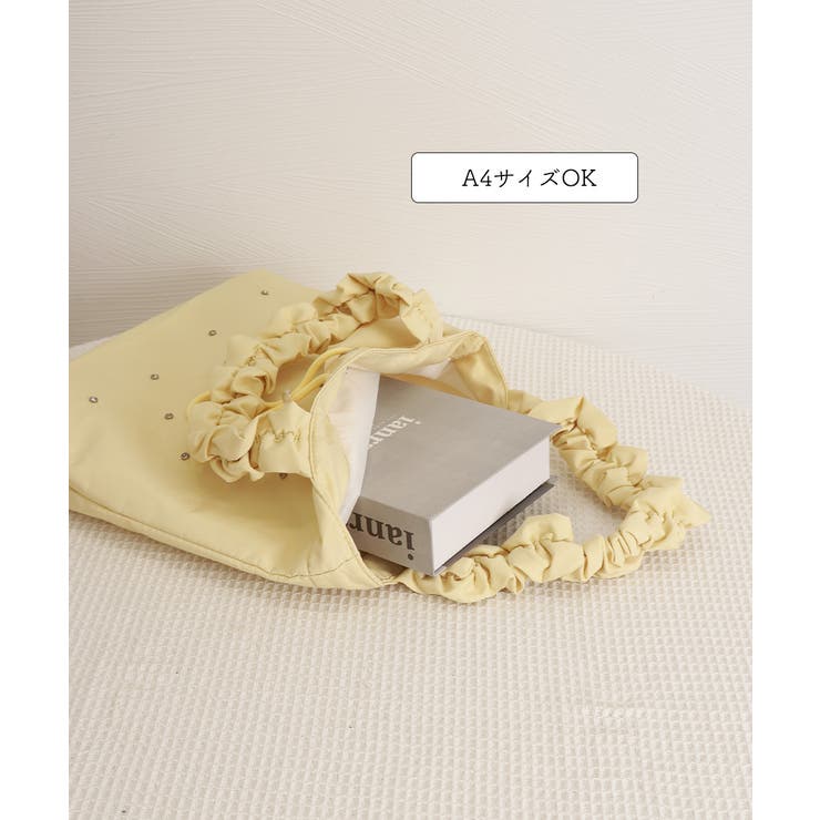 トートバッグ ラインストーン ナイロン | SUNSHINE CLOSET | 詳細画像9 