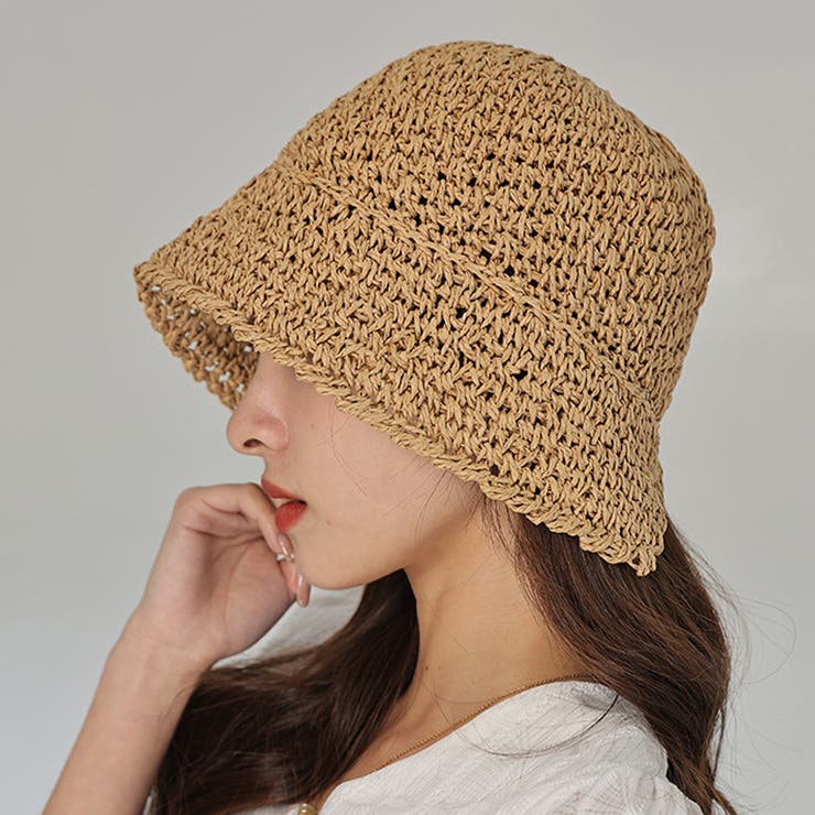 麦わら帽子 ストローハット 韓国 春夏 | SUNSHINE CLOSET | 詳細画像5 