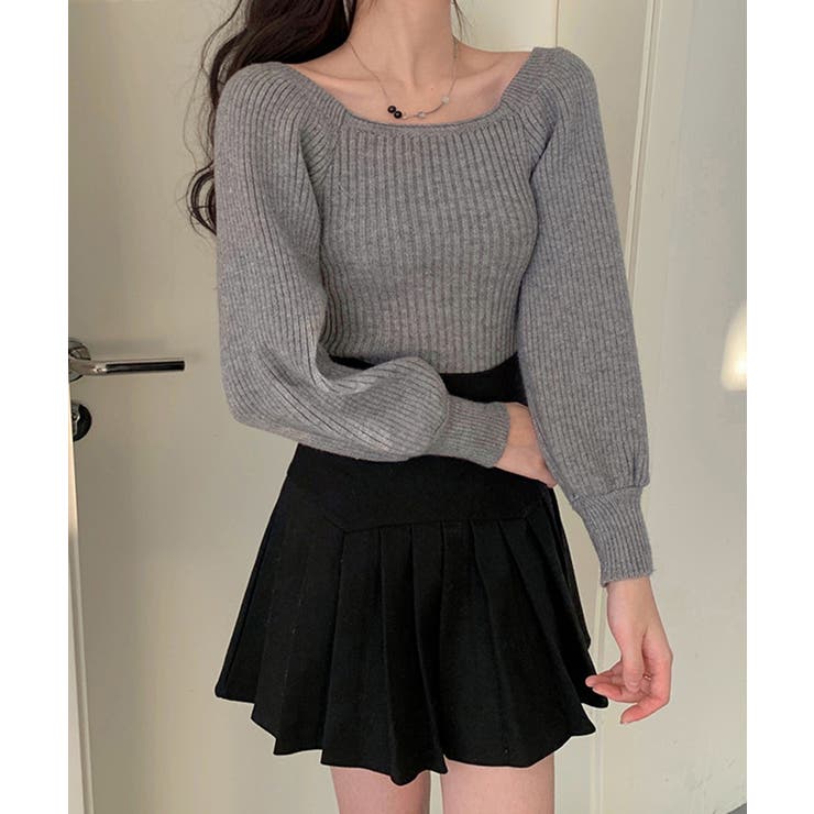 ニットセーター 長袖トップス 韓国風 | SUNSHINE CLOSET | 詳細画像12 