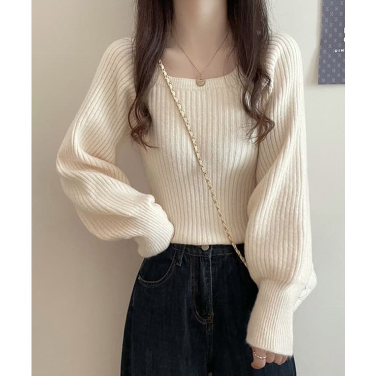 ニットセーター 長袖トップス 韓国風 | SUNSHINE CLOSET | 詳細画像2 