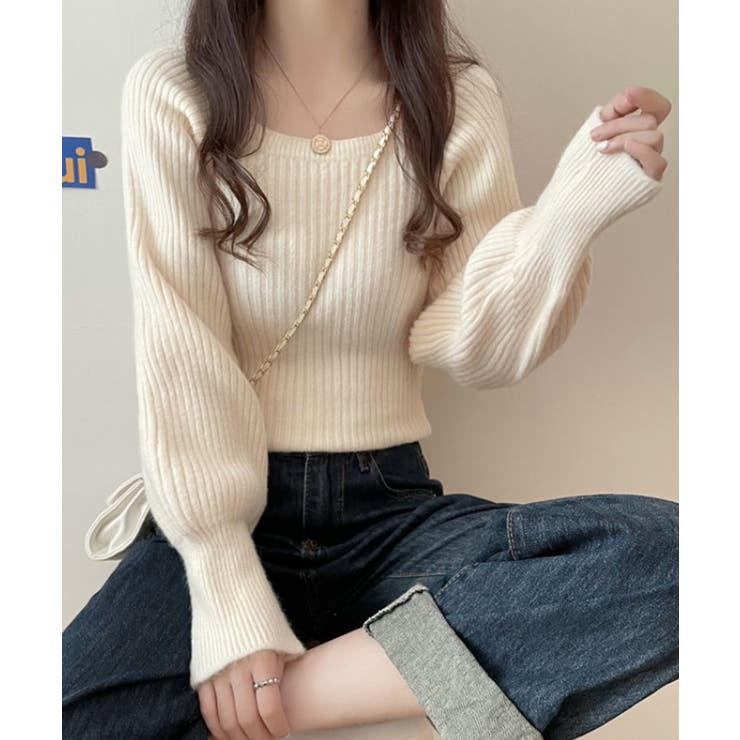 ニットセーター 長袖トップス 韓国風 | SUNSHINE CLOSET | 詳細画像5 