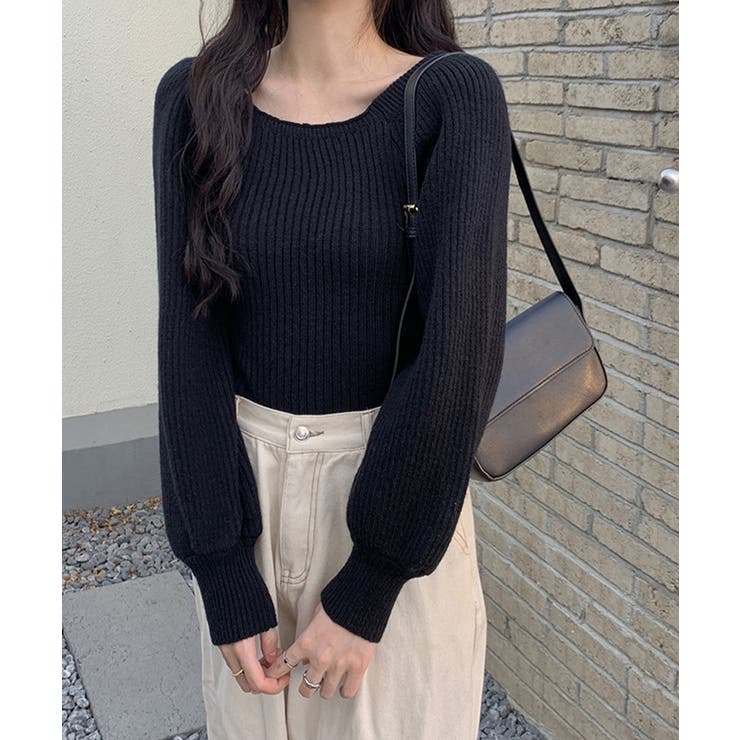 ニットセーター 長袖トップス 韓国風 | SUNSHINE CLOSET | 詳細画像6 