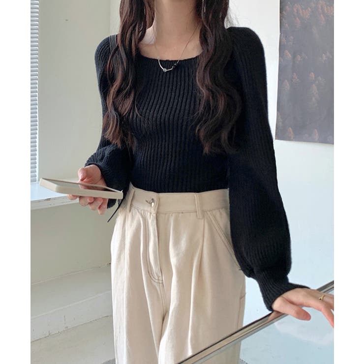 ニットセーター 長袖トップス 韓国風 | SUNSHINE CLOSET | 詳細画像8 