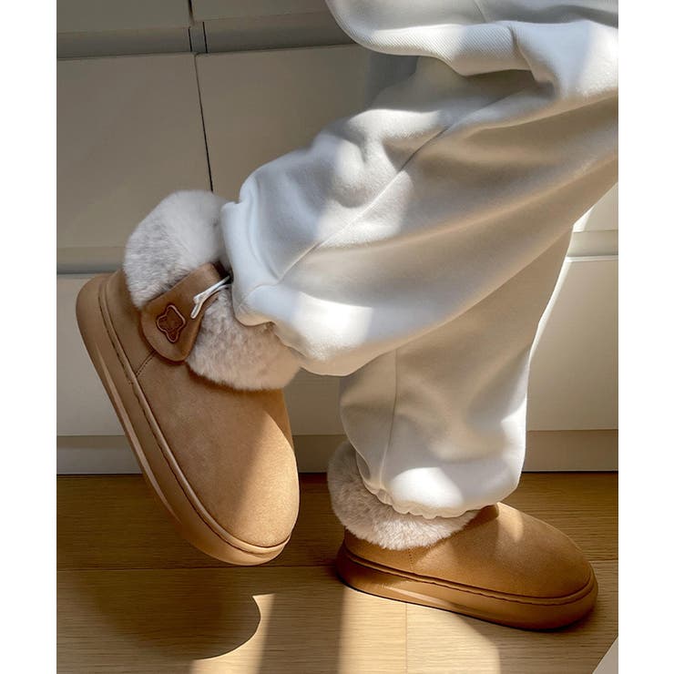 厚底ムートンブーツ ルームブーツ 保温 | SUNSHINE CLOSET | 詳細画像1 