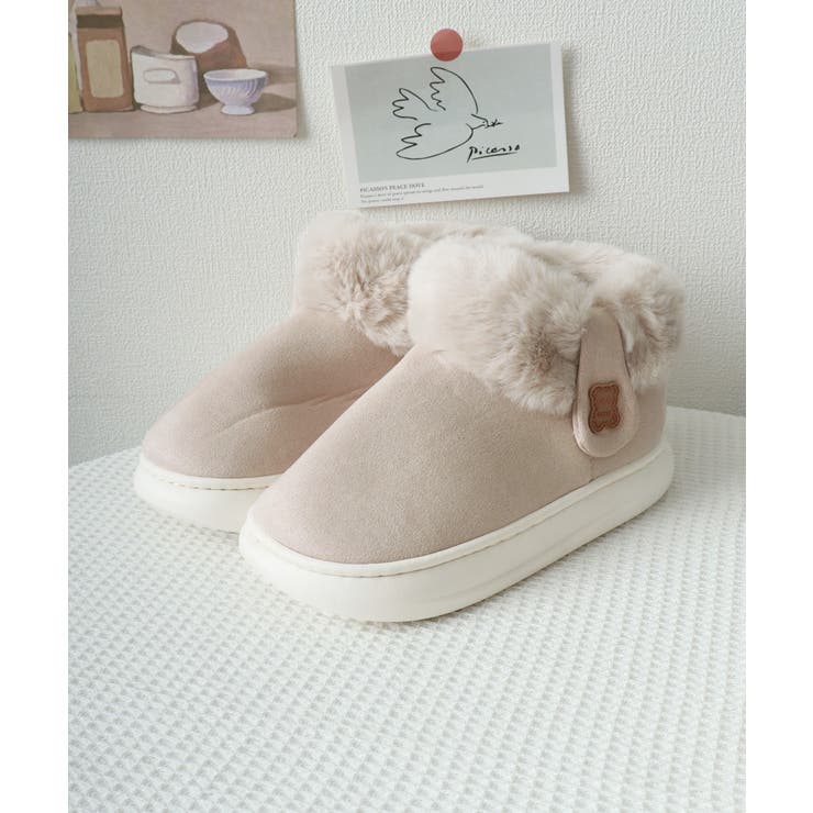 厚底ムートンブーツ ルームブーツ 保温 | SUNSHINE CLOSET | 詳細画像15 