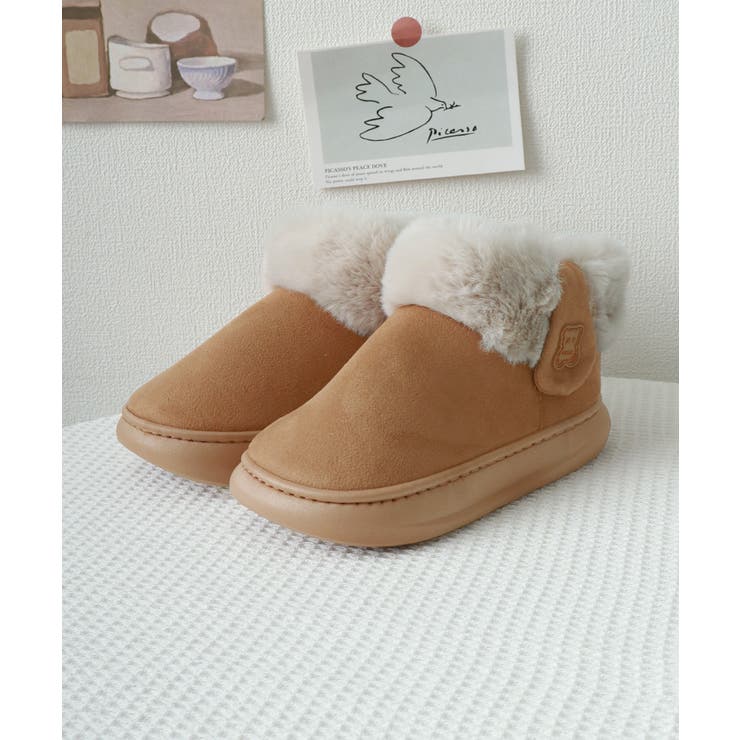 厚底ムートンブーツ ルームブーツ 保温 | SUNSHINE CLOSET | 詳細画像16 