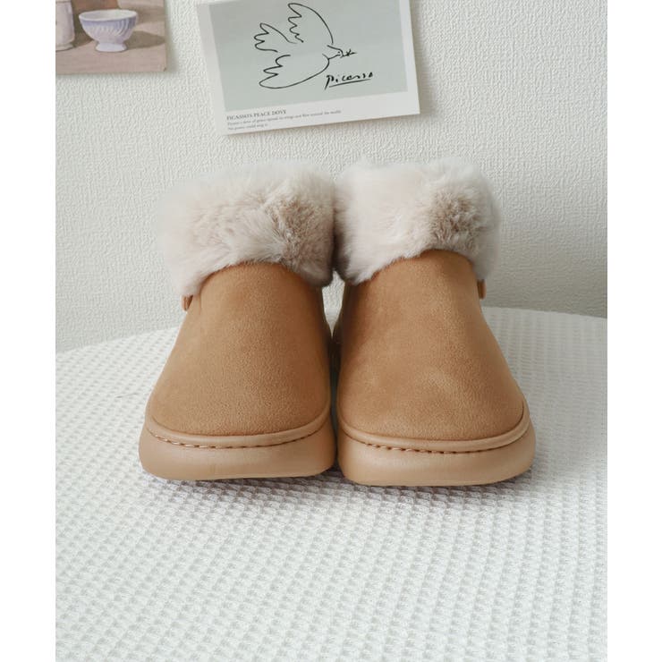 厚底ムートンブーツ ルームブーツ 保温 | SUNSHINE CLOSET | 詳細画像17 