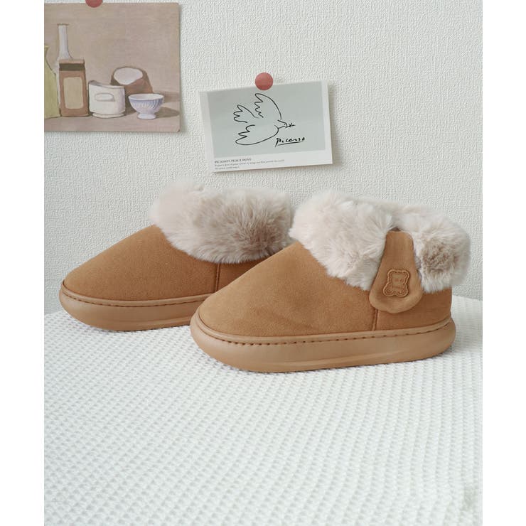 厚底ムートンブーツ ルームブーツ 保温 | SUNSHINE CLOSET | 詳細画像18 