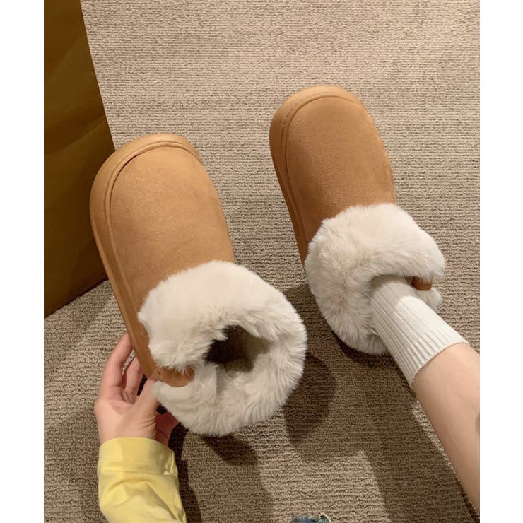 厚底ムートンブーツ ルームブーツ 保温 | SUNSHINE CLOSET | 詳細画像5 