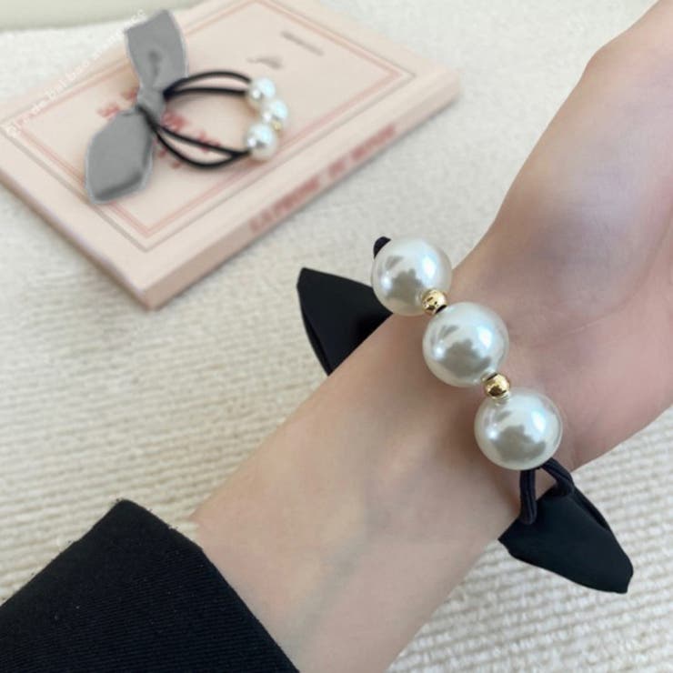 ヘアゴム パール リボン 髪ゴム 韓国 | SUNSHINE CLOSET | 詳細画像7 