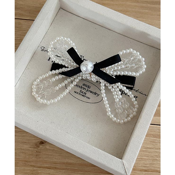 シュシュ クリップ パール 蝶結び | SUNSHINE CLOSET | 詳細画像11 