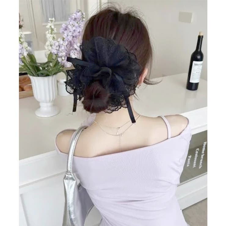 レースシュシュ ボリューム感 ヘアゴム | SUNSHINE CLOSET | 詳細画像7 