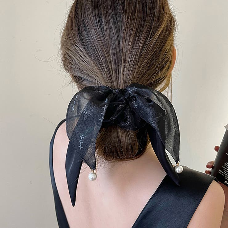 リボンヘアゴム シュシュ レディース | SUNSHINE CLOSET | 詳細画像1 