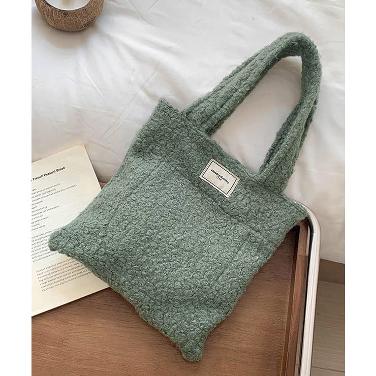 ボアトートバッグ ミニ 無地 軽量 秋冬 | SUNSHINE CLOSET | 詳細画像10 