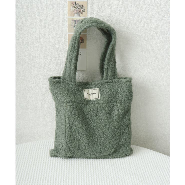 ボアトートバッグ ミニ 無地 軽量 秋冬 | SUNSHINE CLOSET | 詳細画像27 