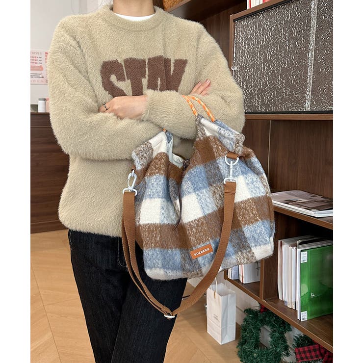 ショルダーバッグ A4トートバッグ 秋冬 | SUNSHINE CLOSET | 詳細画像2 