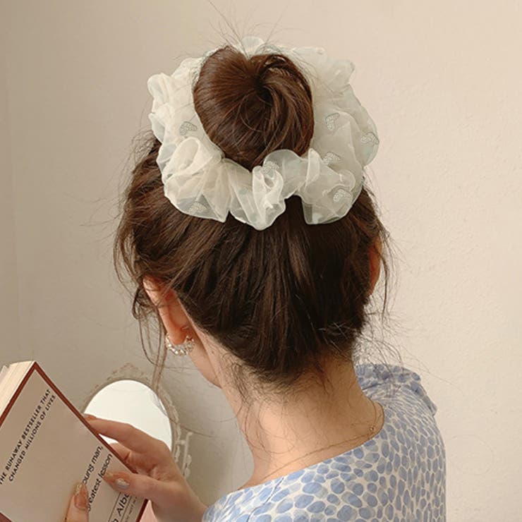 シュシュ オーガンジー ボリューム 3色 | SUNSHINE CLOSET | 詳細画像1 