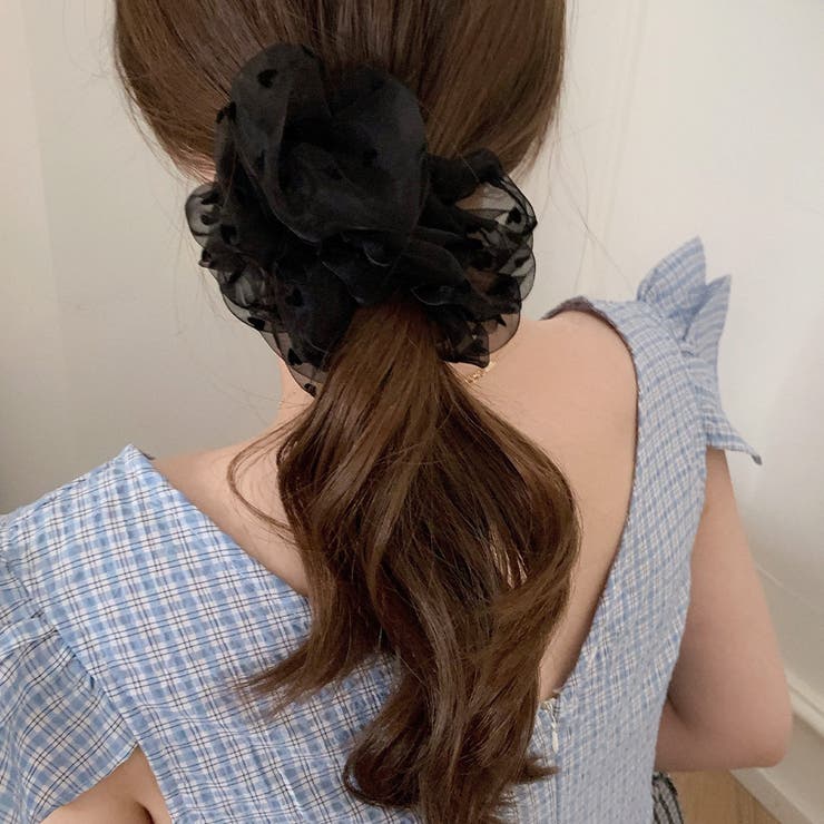 シュシュ オーガンジー ボリューム 3色 | SUNSHINE CLOSET | 詳細画像4 